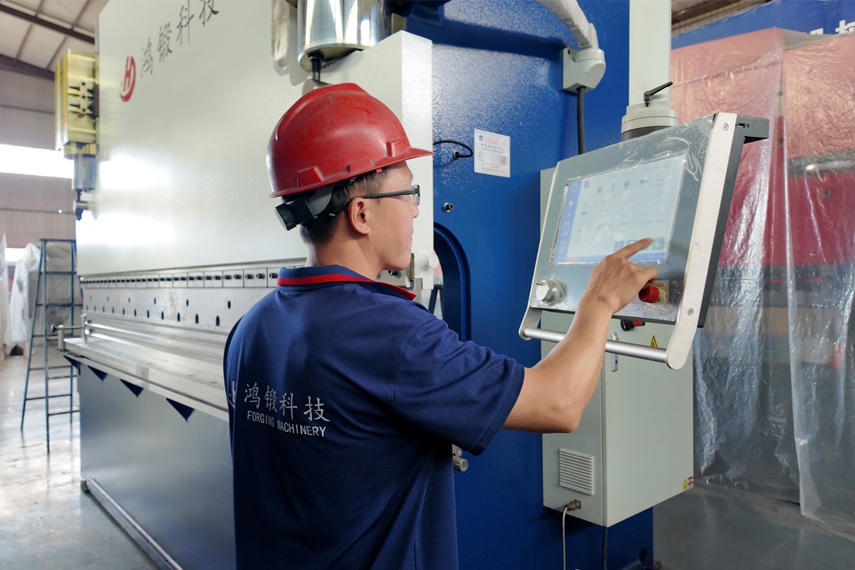 Hong Forging machine commissioning test