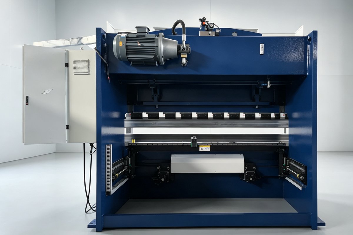 WE67K CNC Press Brake rear back gauge system