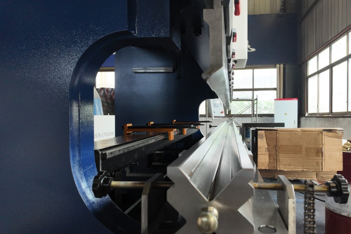 WE67K CNC Press Brake tooling area
