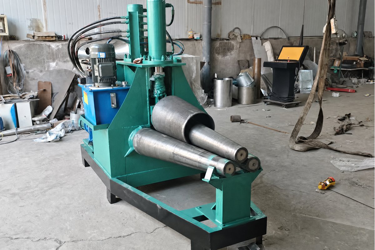 Hydraulic cylinder and upper tapered roll adjustment mechanism