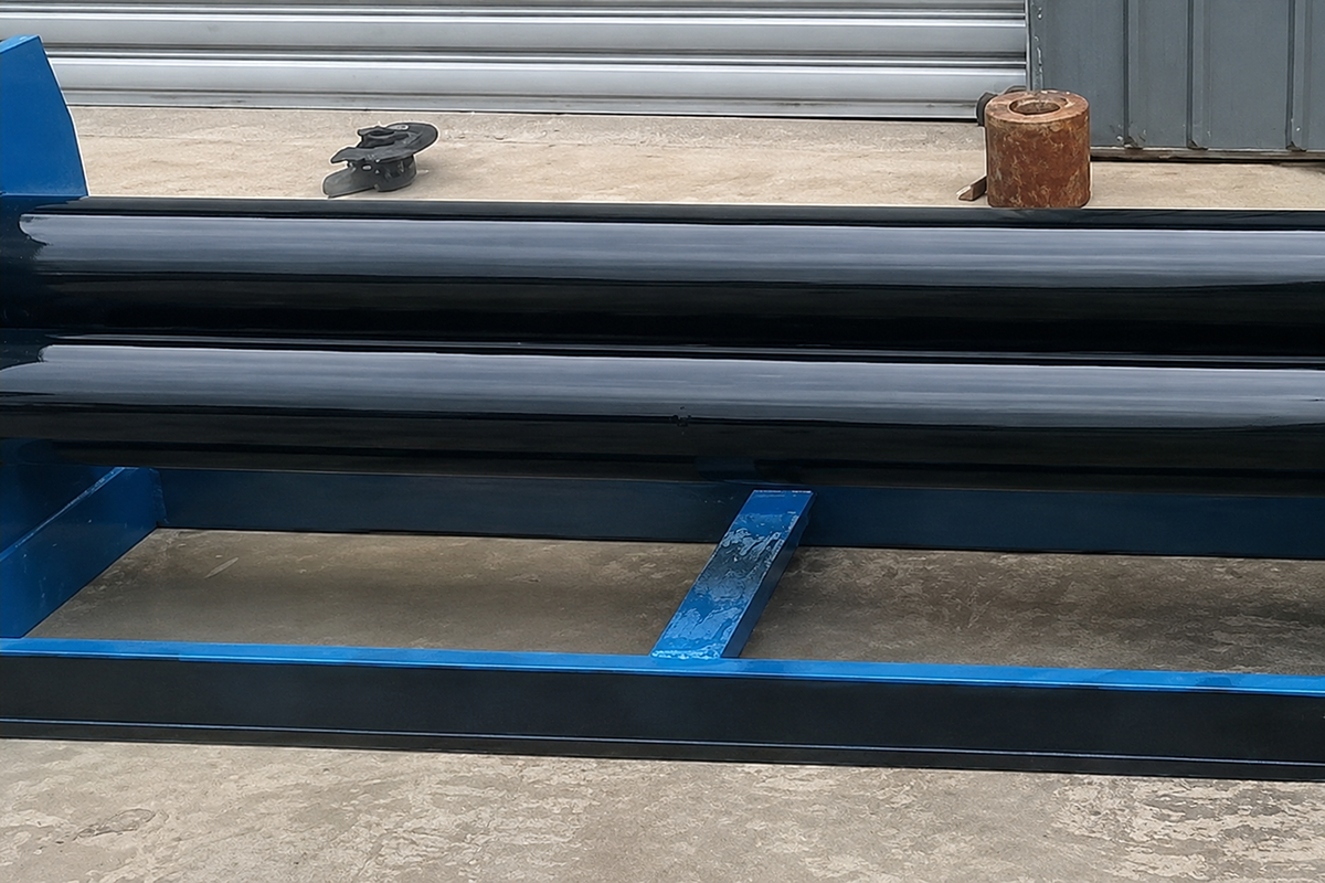 W11-6x2500 three roll plate bending machine roller system
