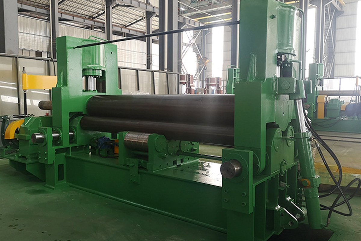 Hydraulic cylinder and upper roll lifting system of W11S-40×2500