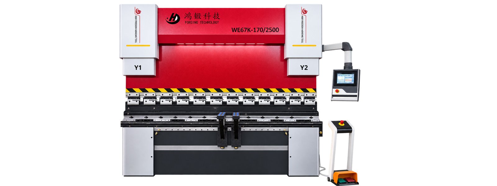 WE67K 170T 2500 CNC Hydraulic Press Brake WE67K 170T 2500 CNC Hydraulic Press Brake for industrial sheet metal bending