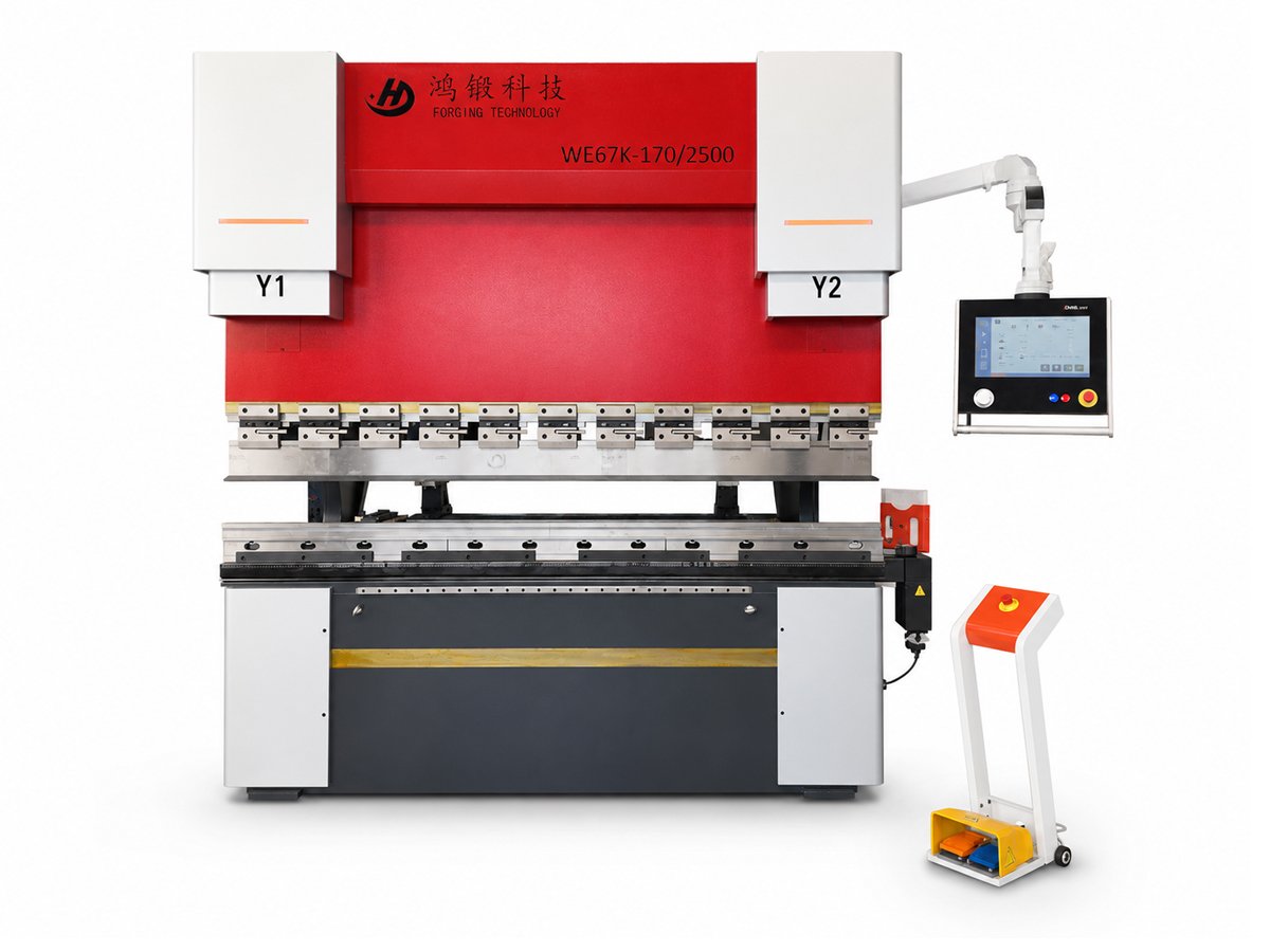 WE67K 170T CNC hydraulic press brake main machine
